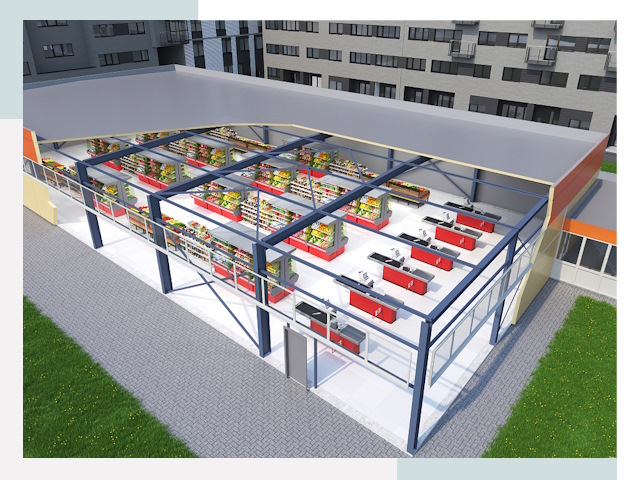 Строительство магазинов в Верхняя Пышма от 616 руб. за м²