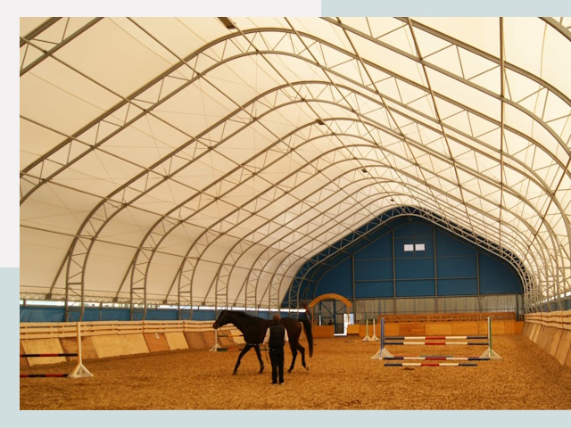 Строительство конных манежей в Верхней Пышме