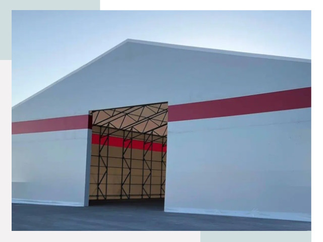 Быстровозводимые ангары в Верхней Пышме