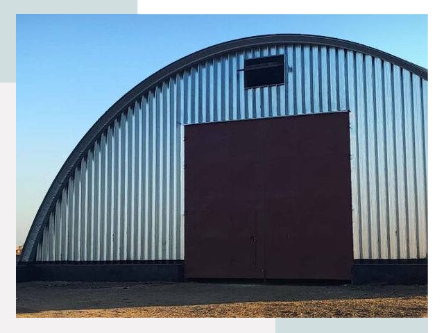 Бескаркасные ангары в Верхней Пышме