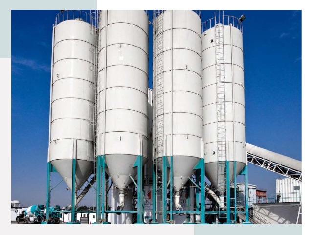 Строительство цементных силосов в Верхней Пышме