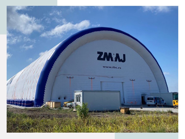 Брендирование ангаров в Верхней Пышме