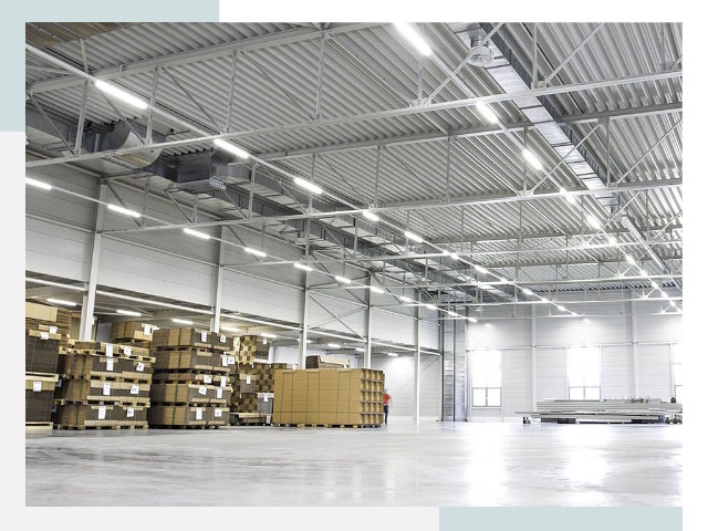 Освещение ангаров в Верхней Пышме