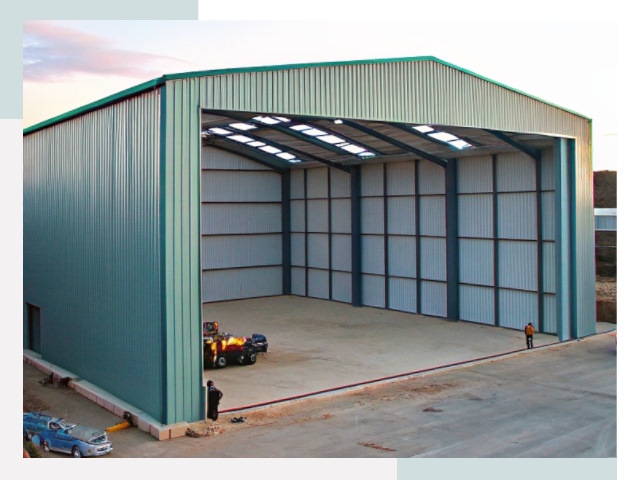 Строительство ангаров в Верхней Пышме